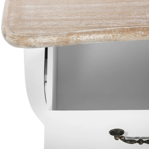 Chiffonnier "Chrysa" blanc 3 tiroirs