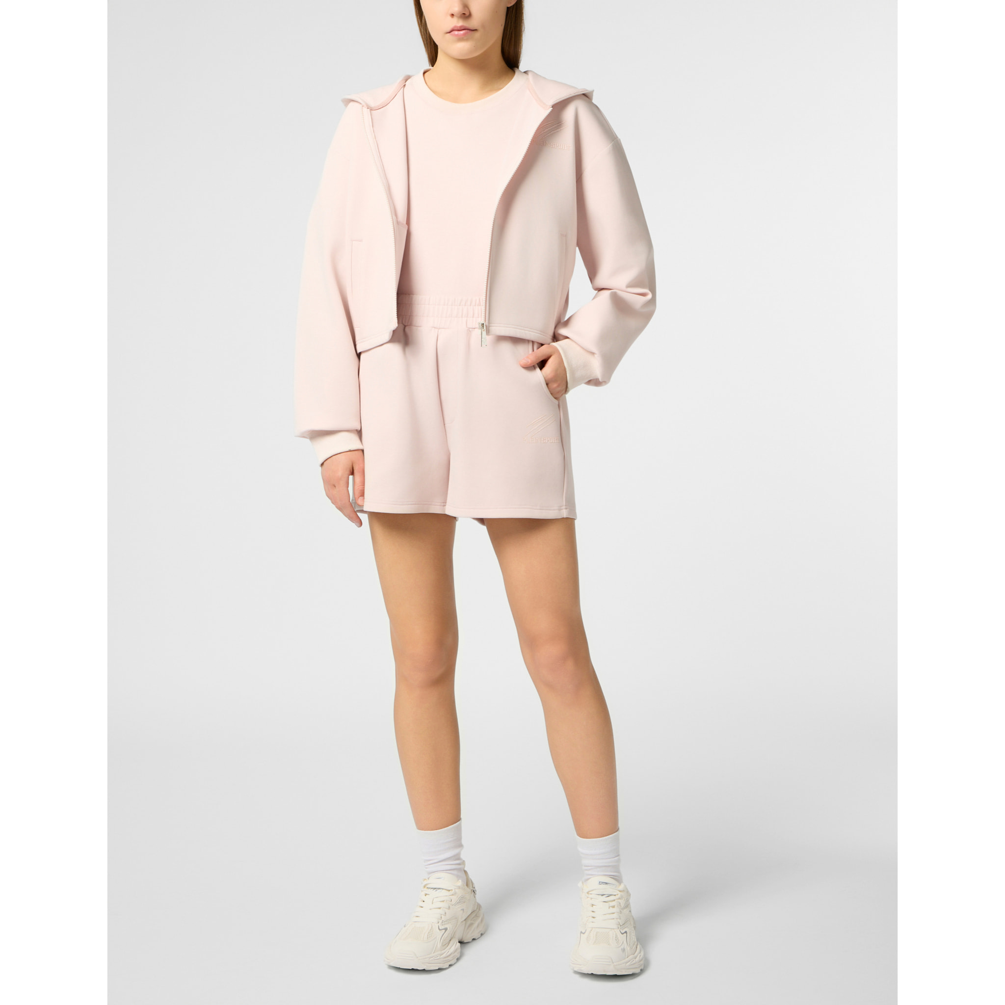 PLEIN SPORT Loose Fit Shorts Icon Scratch