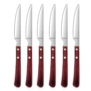 Brasero - Cuchillo carne (x6)