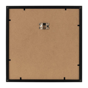 J-Line cadre photo Basic - bois - noir - grand - 2 pièces