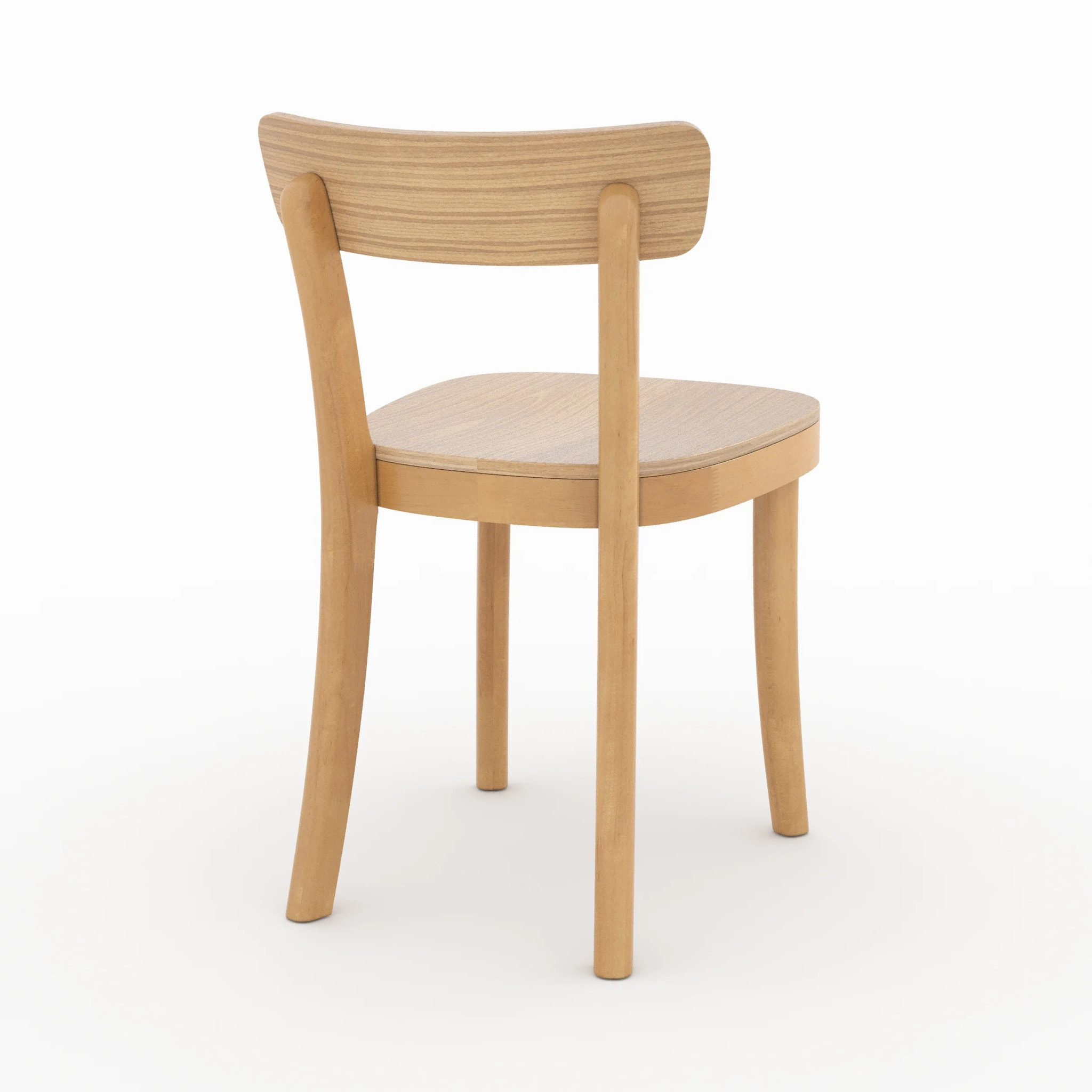 Lot de 2 chaises en bois clair - Keno