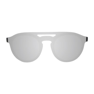 Gafas de sol OCEAN SAN MARINO - Negro mate con patillas de metal dorado y / Planas de espejo plateado