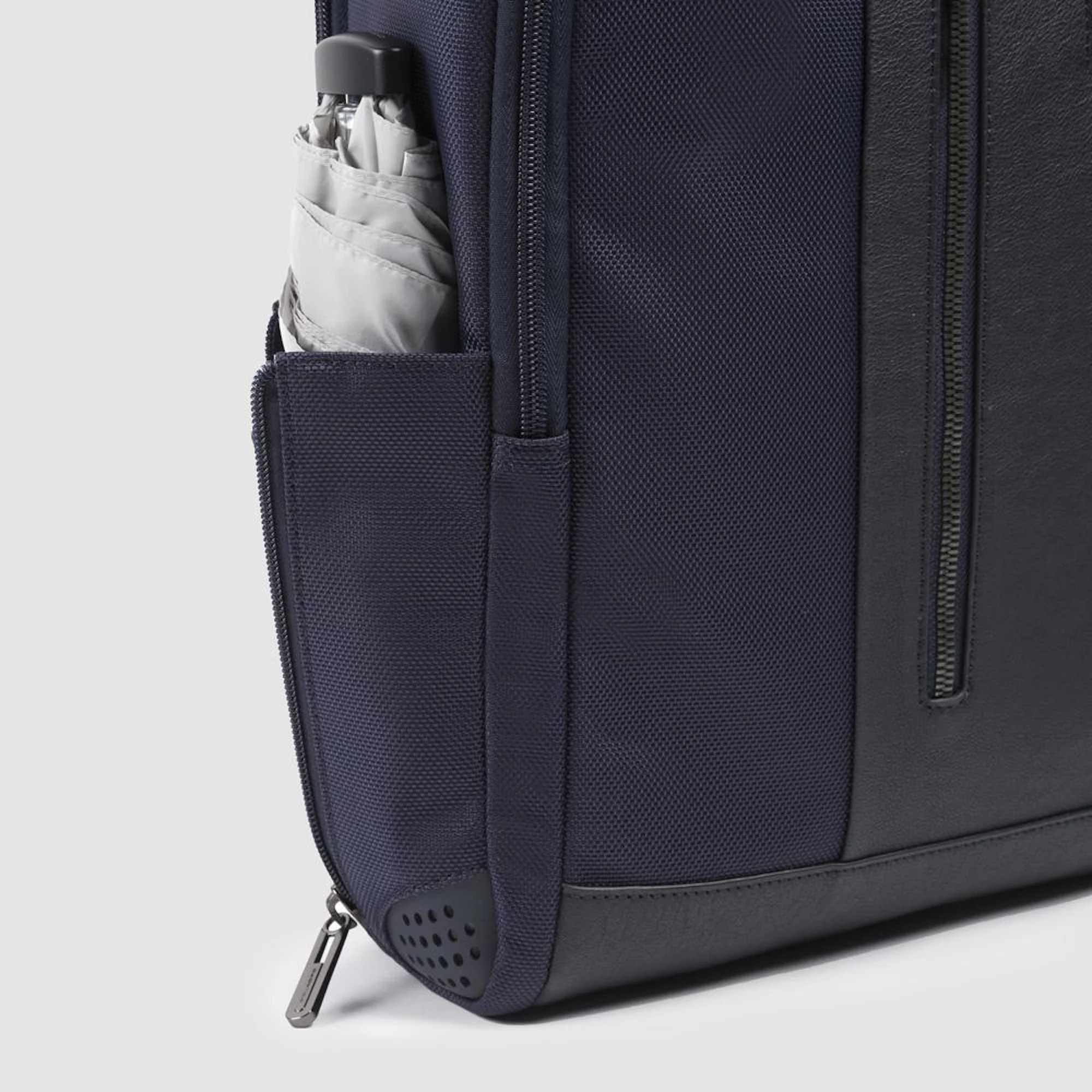 Piquadro Zaino porta pc 15,6 in tessuto riciclato