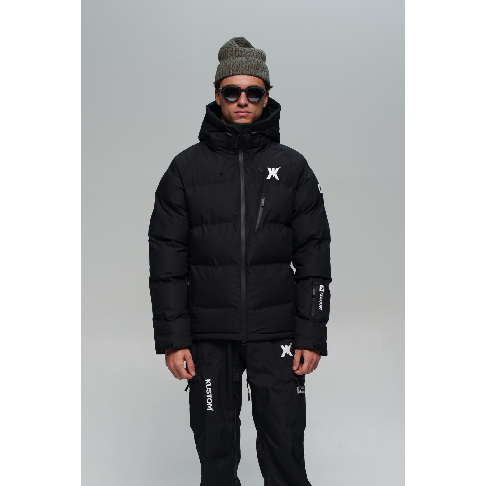 Chaqueta aislante para hombre KUSTOM SOLARA Insulated - Negro