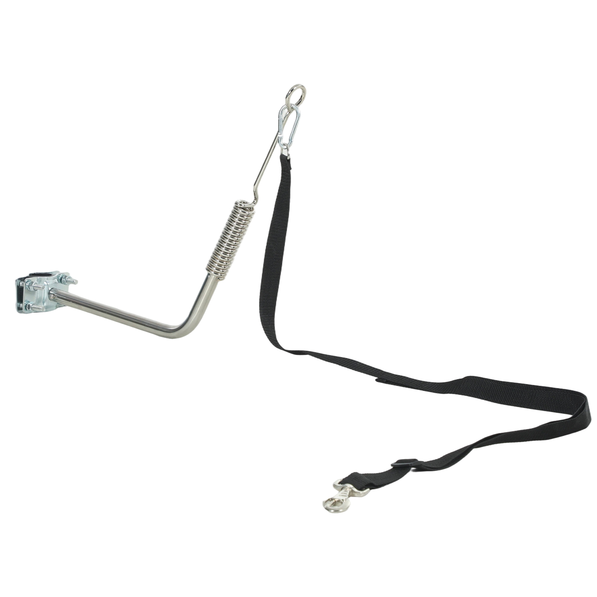 Laisse de vélo pour chien fixation facile rapide ressort amortisseur sangle ajustable