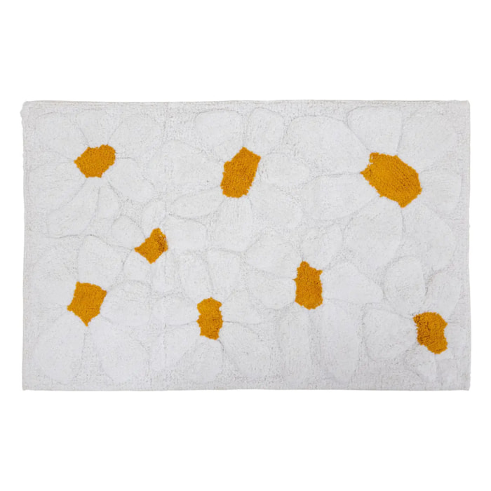 Tapis "Daisy" 60x90cm blanc