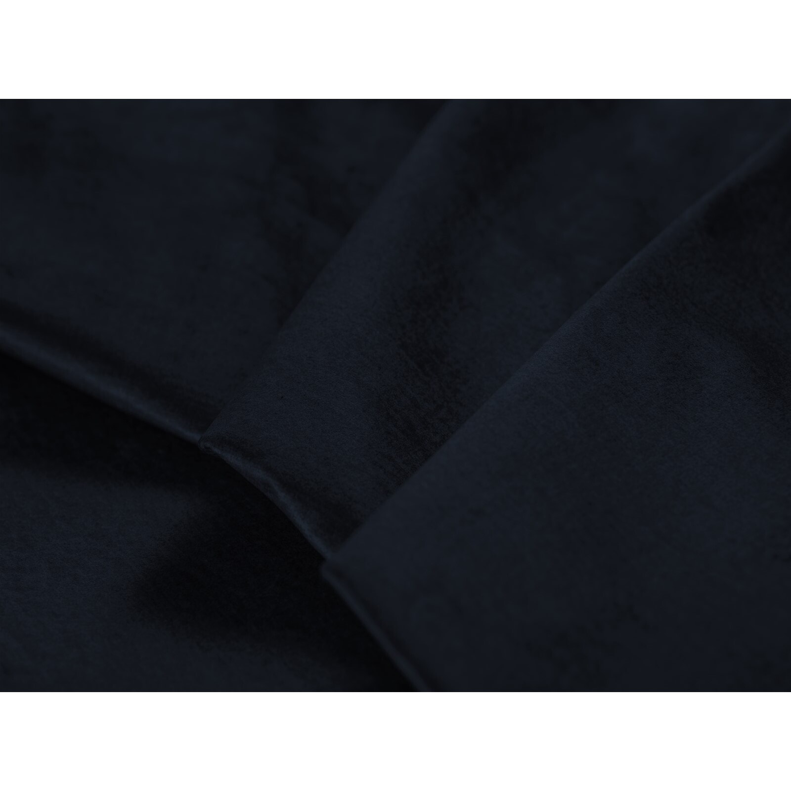 Canapé d'angle droit convertible avec coffre de rangement "Clinton" 5 places en velours bleu foncé