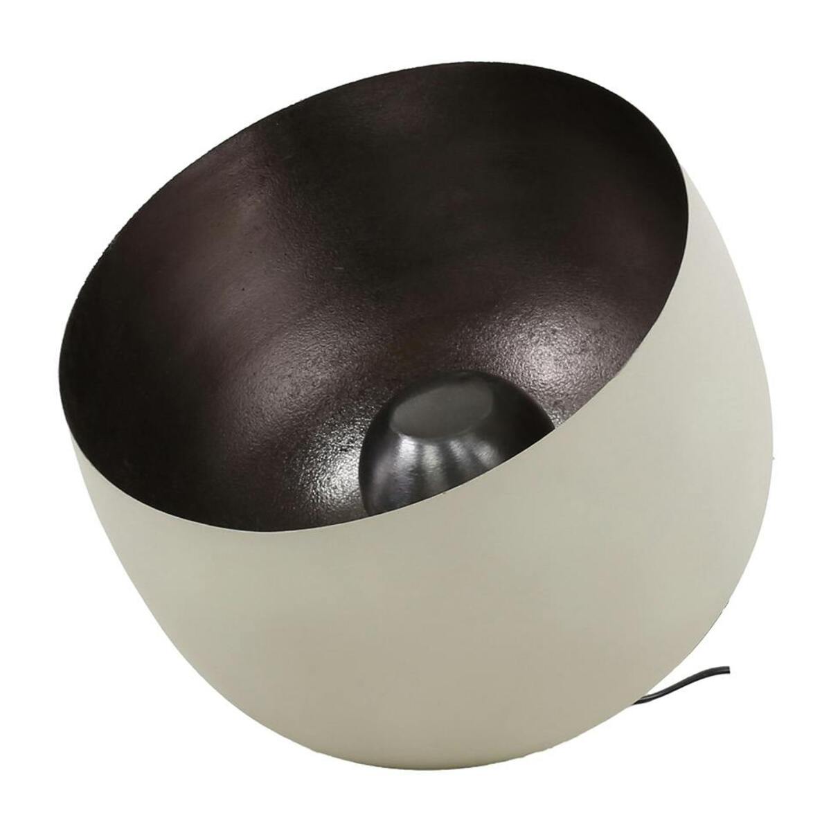Lampe à poser cloche finition gris naturel ø 36 cm RALF