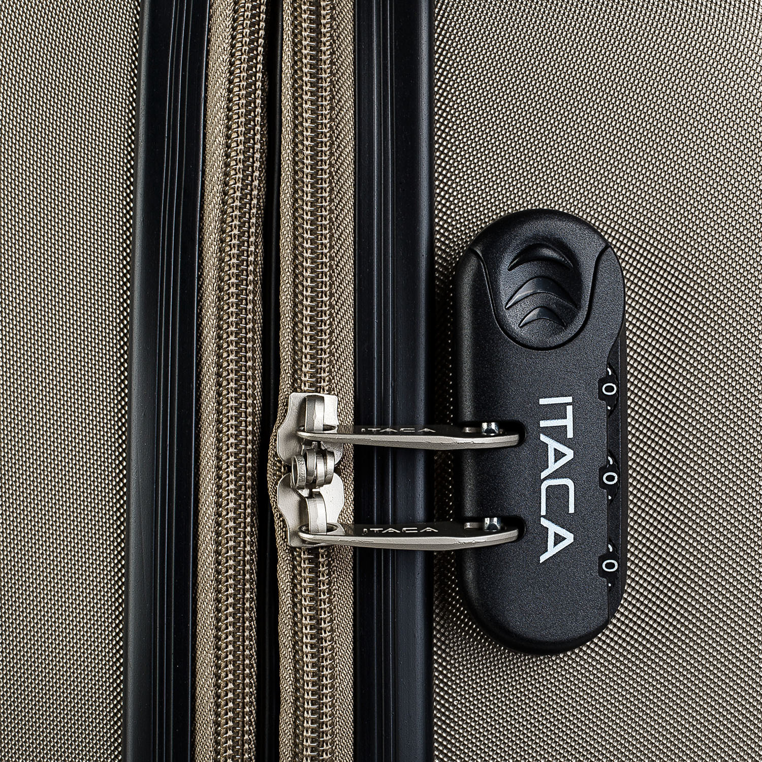 Juego De Maletas Rígidas Abs Itaca Sevron Champagne