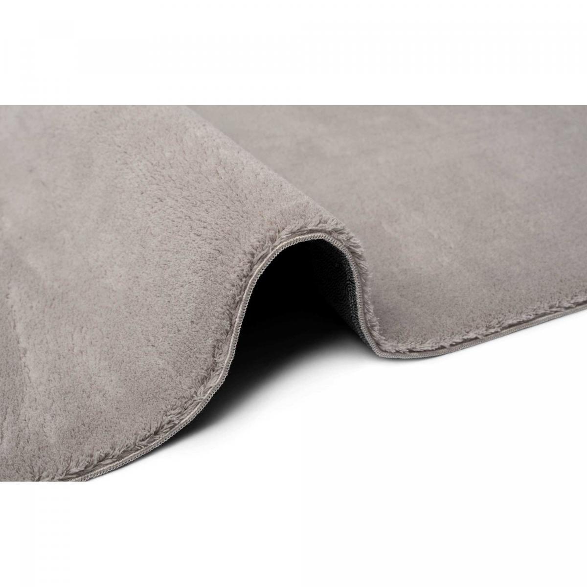 Tapis salon MITA, soft et soyeux, tapis uni à l'aspect Shaggy