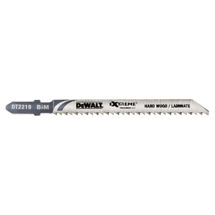 Lame de scie sauteuse XPC à denture inversée BiM profondeur de coupe inférieur à 40 mm attache en T - DEWALT - DT2219-QZ