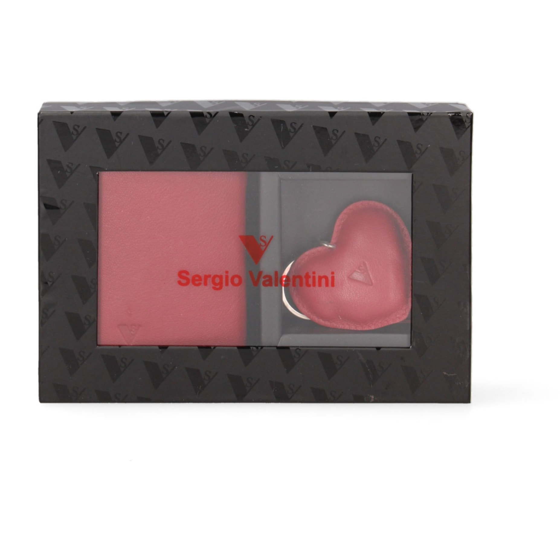 Set portafoglio e portachiavi uomo in vera pelle - Valentinio - 10.0 x 8.0 x 3.0 cm