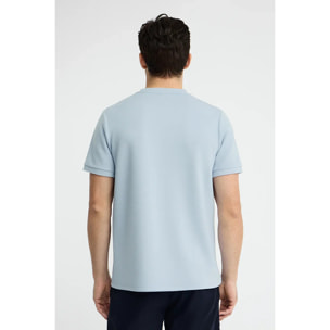 Maglietta azzurra a maniche corte con logo nautico Polo Club