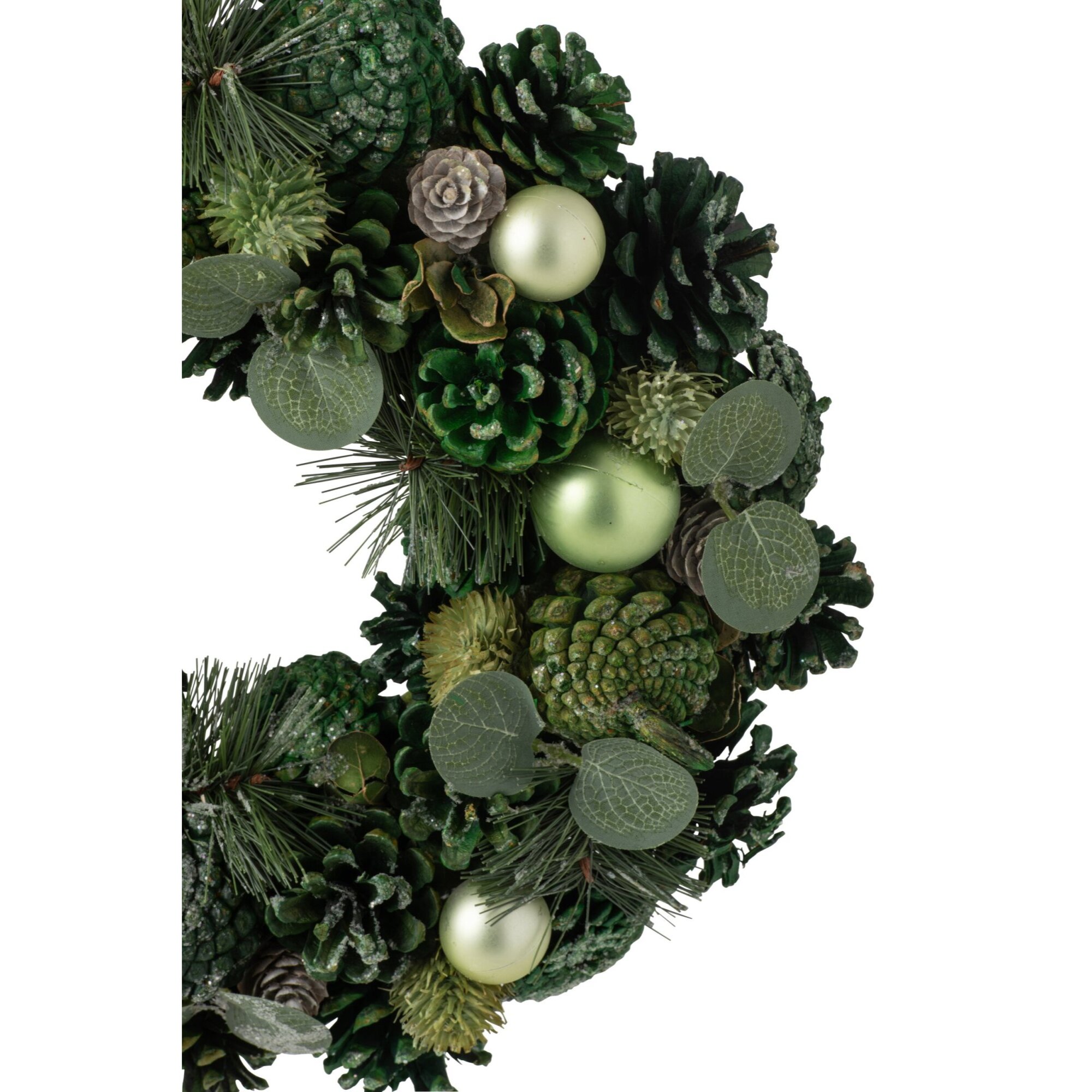 J-Line couronne pomme de pin - vert
