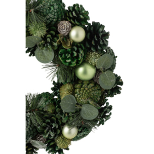 J-Line couronne pomme de pin - vert