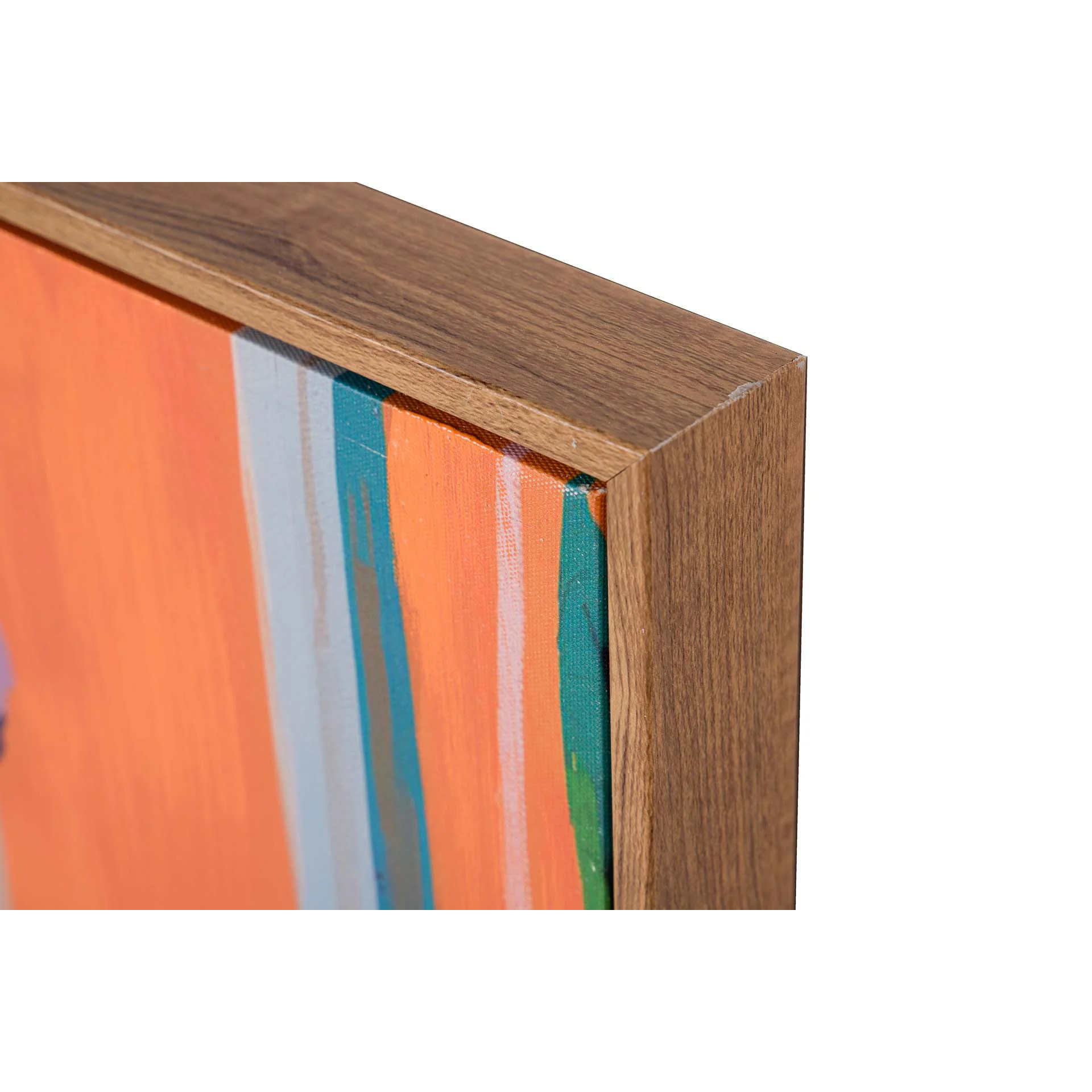 Set 2 Cuadros Tigres 80% Pintado A Mano 60x4x80 Cm