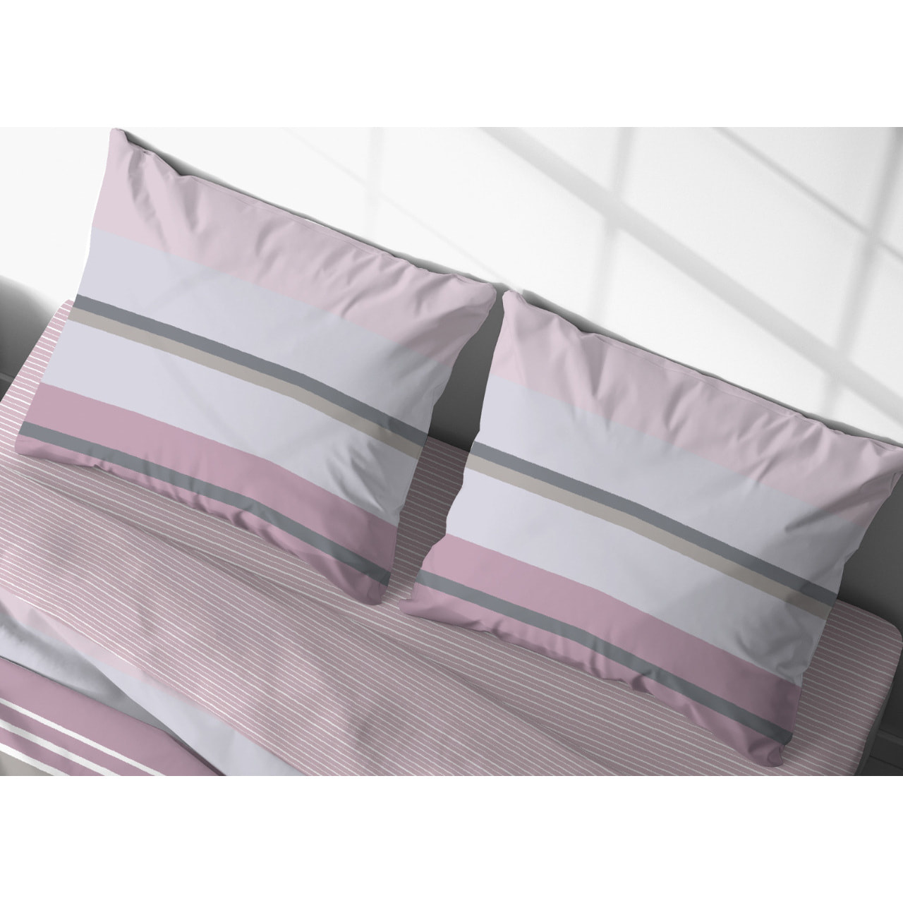 Copripiumino In 100% Cotone Disegno Scia