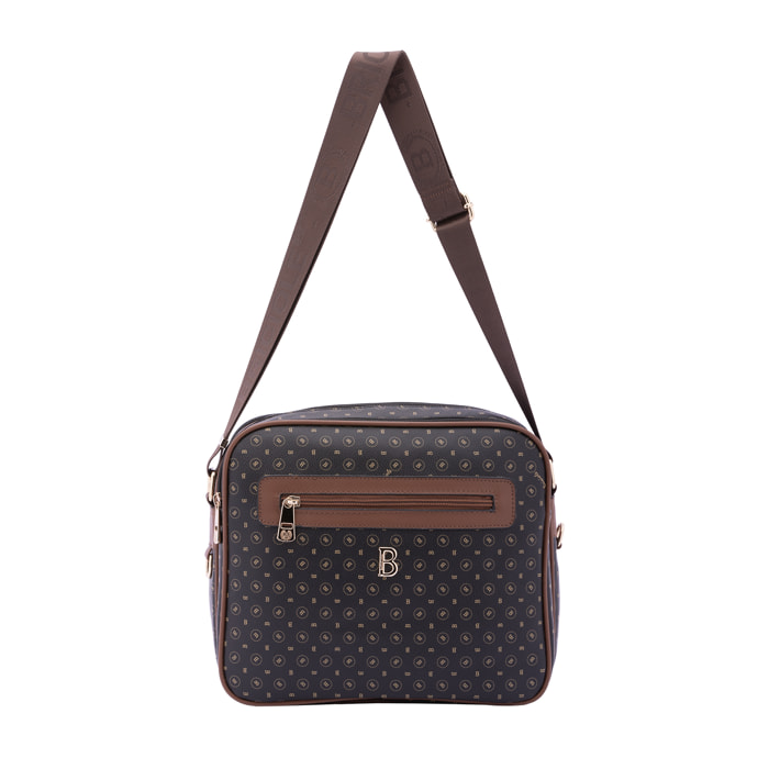 Borsa a tracolla  da donna ecopelle Prodotto Vegano 24x29x11 cm