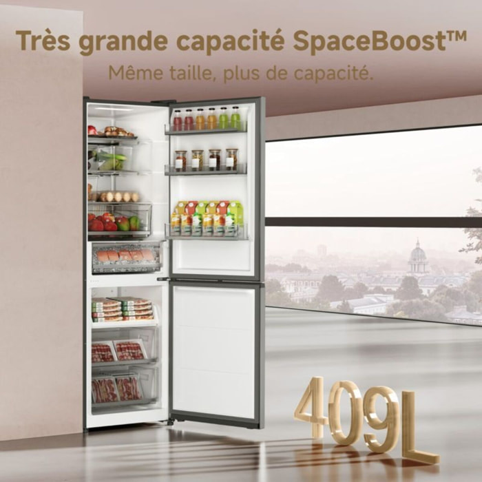 Réfrigérateur combiné DREAME Mega Pro 409L-C Dark Grey