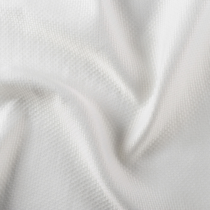 Rideau phonique coton et chanvre tressage naturel - Blanc