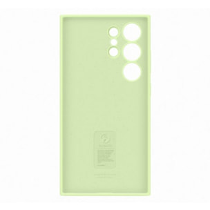 Coque SAMSUNG Samsung S24 Ultra silicone Vert clair