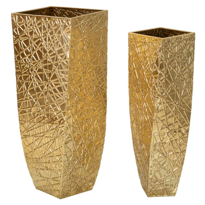P/VASI SQUER COPPIA CM 34X34X90-25X25X78