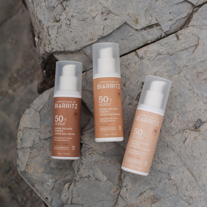 Solaire SPF50 - Crème Solaire Prévention Anti-Taches Bio 50ml