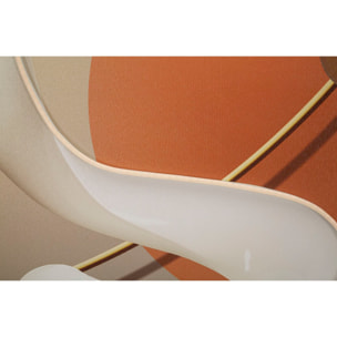 STAMPA C/LED SU TELA ABSTRACT -B- CM 80X4X120