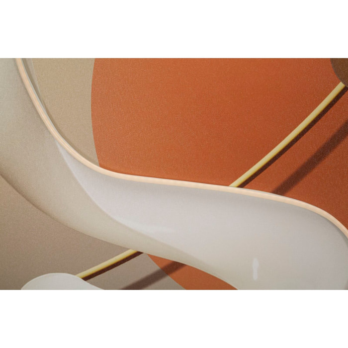 STAMPA C/LED SU TELA ABSTRACT -B- CM 80X4X120