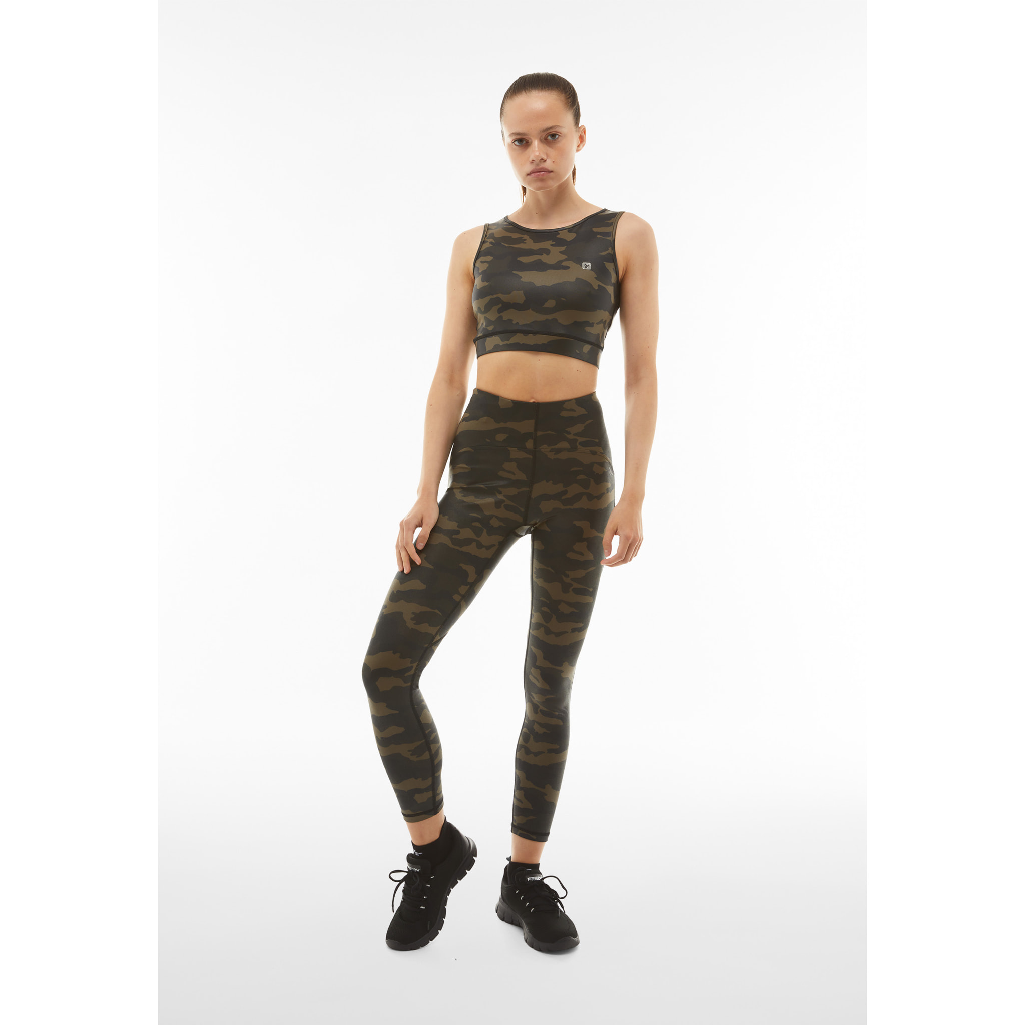 Leggings SuperFit 7/8 vita super alta stampa camouflage