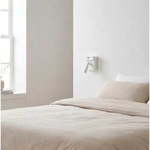 LEDS C4 Luz de lectura Gamma USB LED 3.5 Blanco cálido - 2700K ON-OFF Blanco 123lm