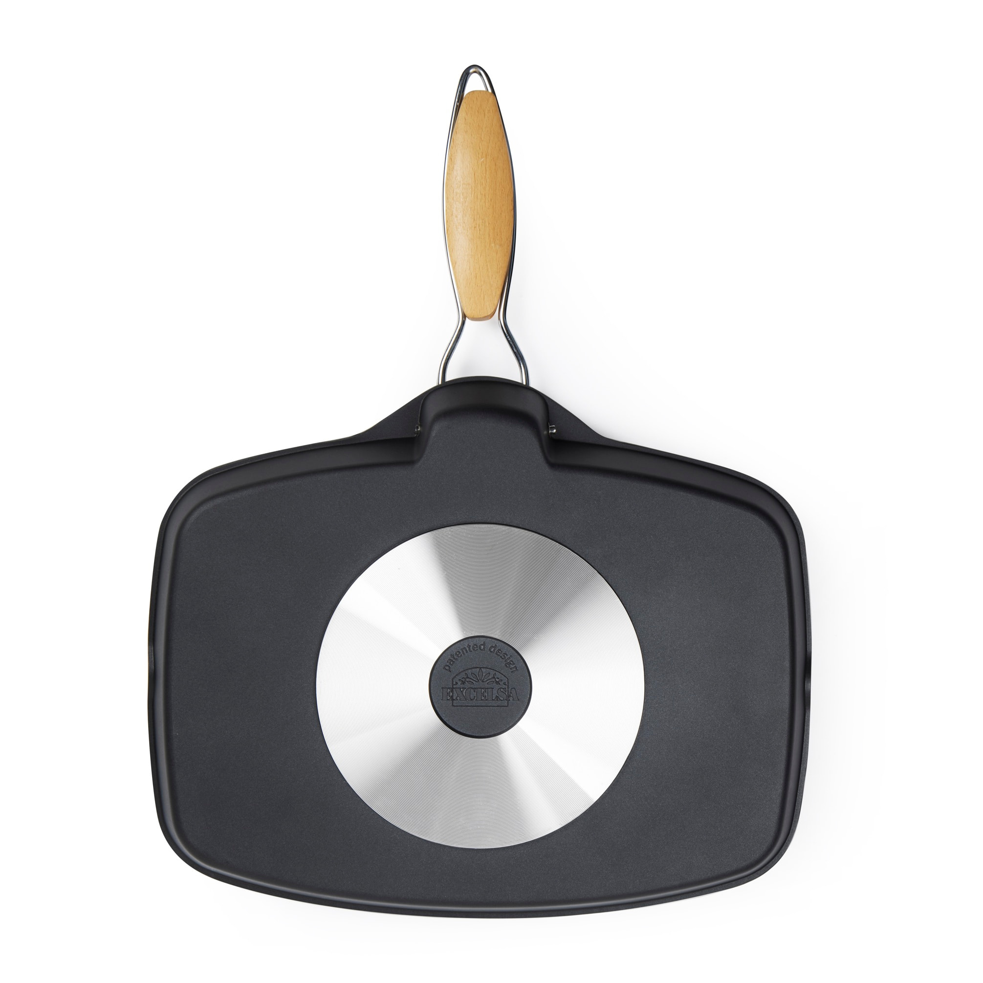 Grill 35 × 25 cm Excelsa – Grigliosa, Aluminium Noir