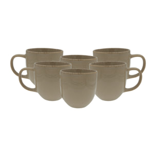Lot de 6 mugs, DUNE
