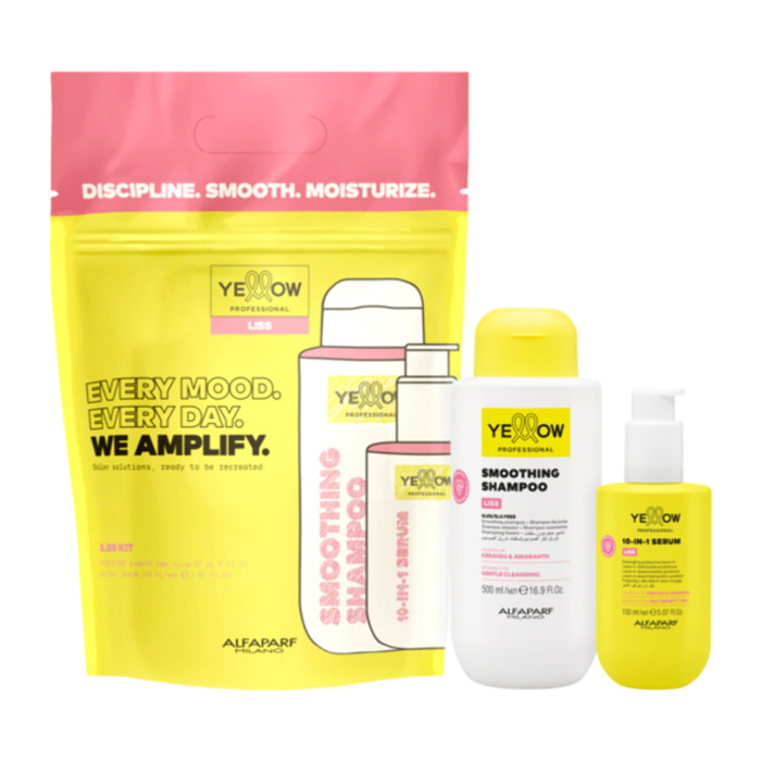 ALFAPARF Yellow Set Every Mood Repair Shampoo 500ml + 10 In 1 Serum 150ml