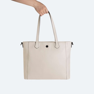 ESSENTIALS SHOPPER WHITE