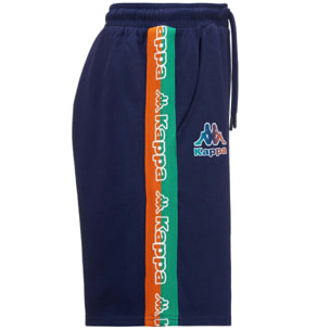 Pantaloncini Kappa Uomo LOGO FULTO Blu