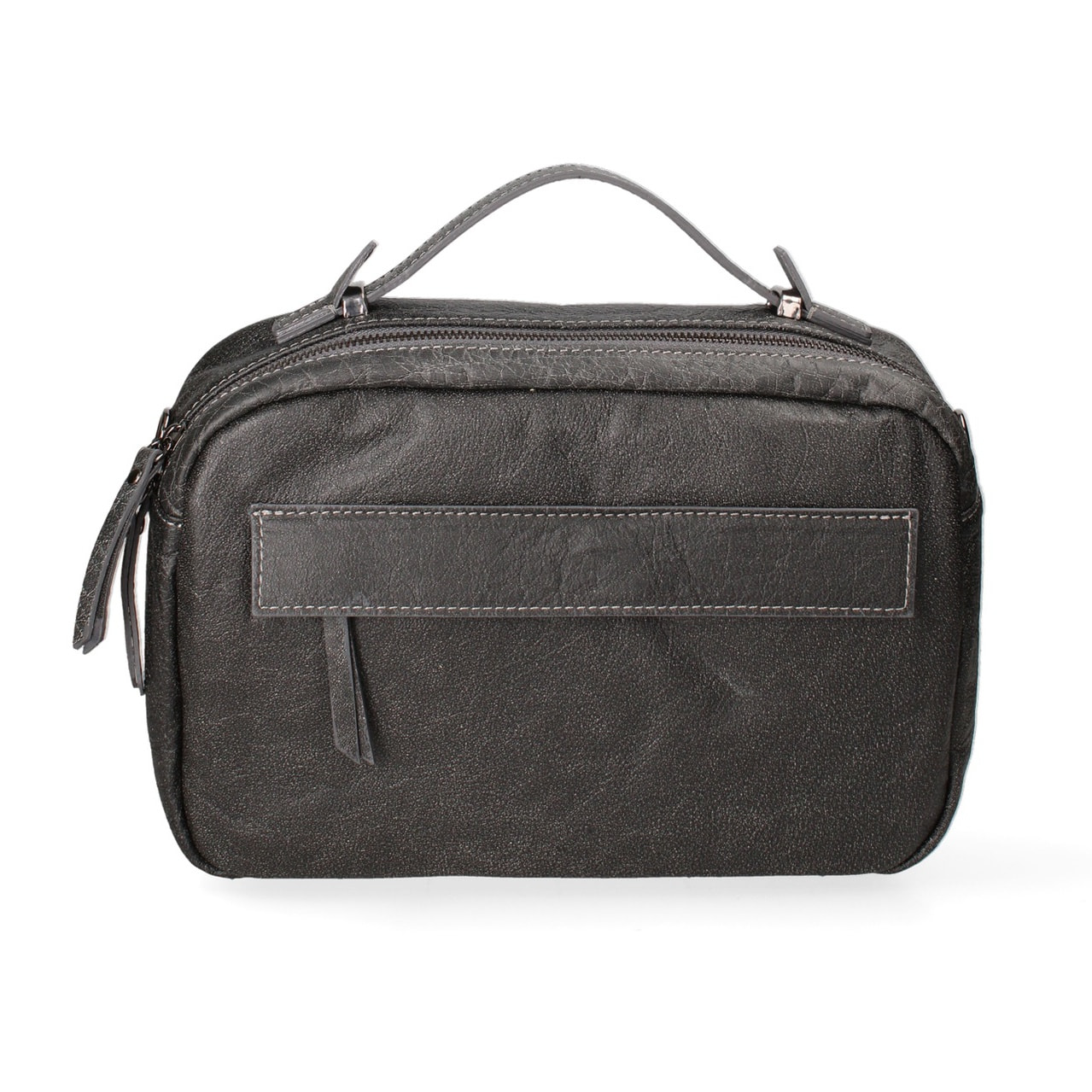 Borsa a mano unisex Modello Avelon - Vera Pelle - 20.0 x 29.0 x 9.0 cm