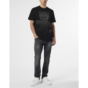 PHILIPP PLEIN Round Neck T-Shirt Puffy Teddy Teddy Bear