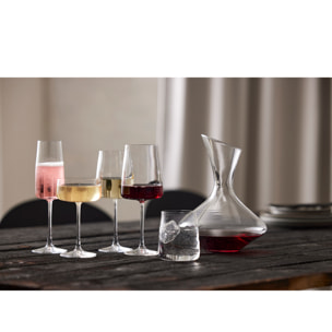 Set de 4 flûtes à champagne Zéro 30 cl