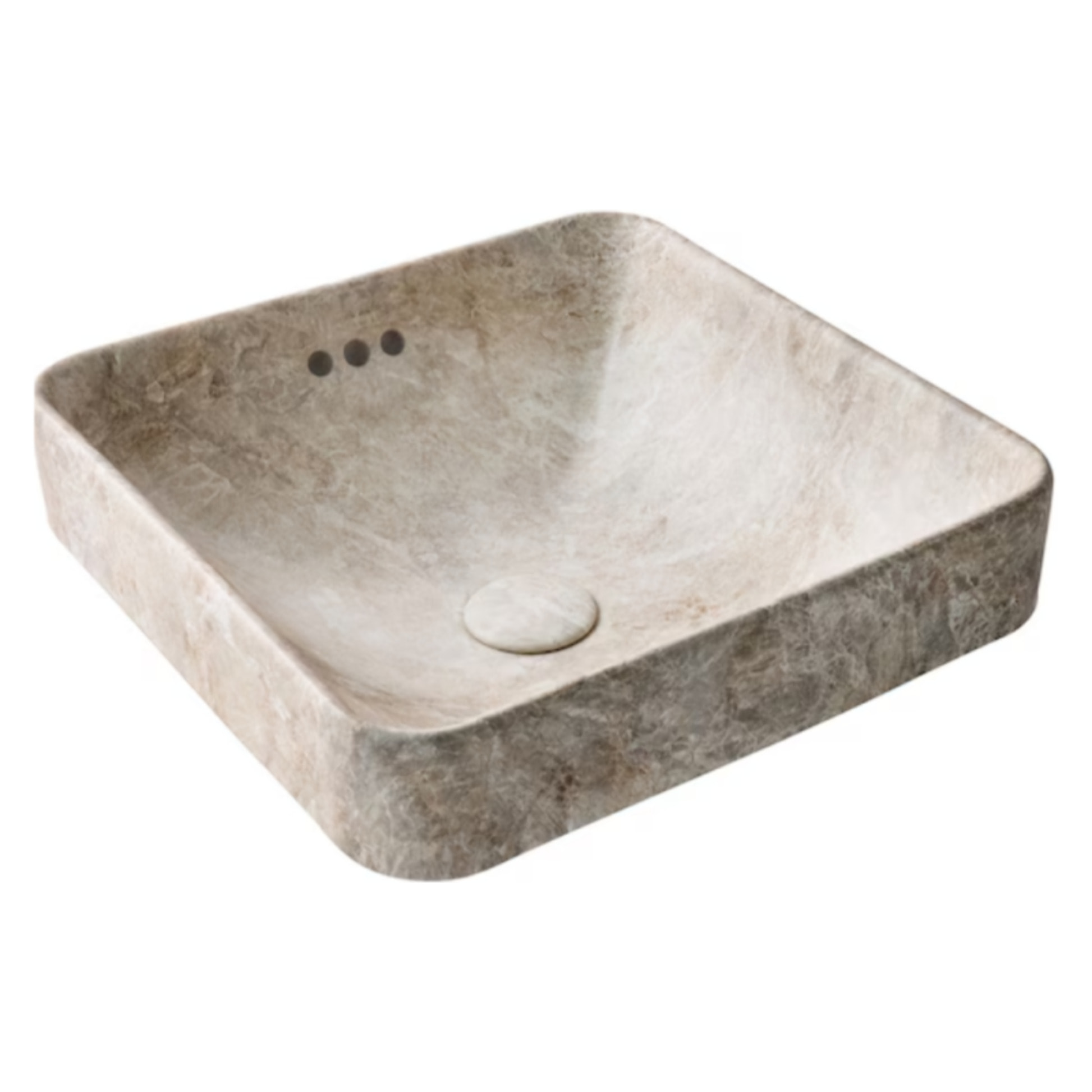 Vasque carrée à poser Vox douceur minérale