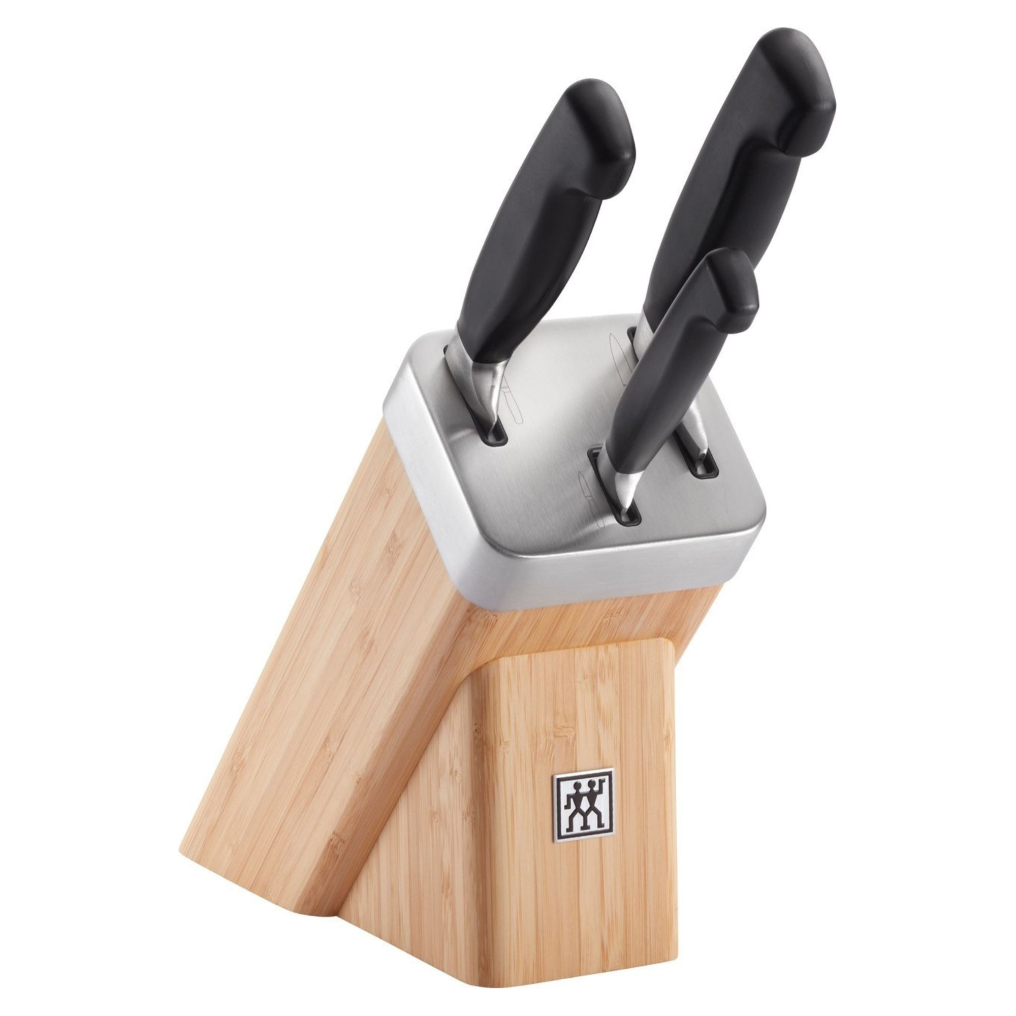 Bloc de couteaux FOUR STAR, 4-pcs, Brun