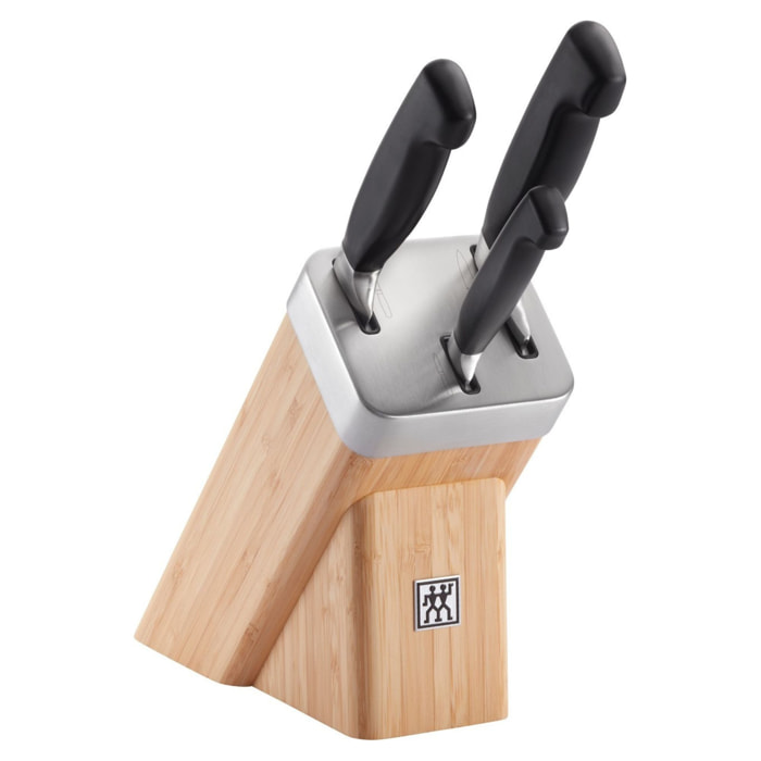 Bloc de couteaux FOUR STAR, 4-pcs, Brun