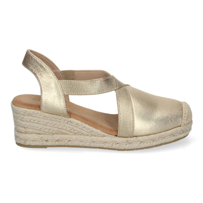 Sandalias de Cuña de Yute para Mujer, Estilo Elegante y Casual