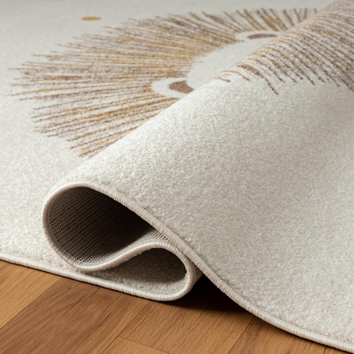 Tapis enfant Lion beige Tuco