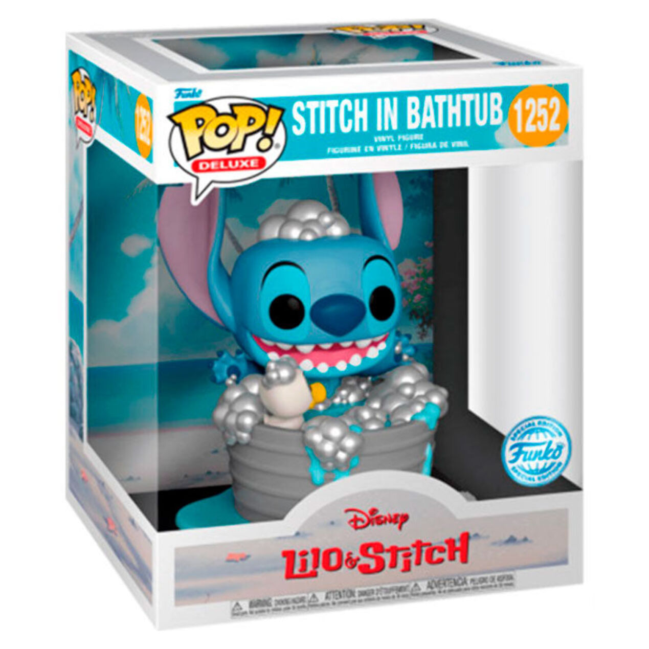 Pop Figura Disney Lilo & Stitch - Stitch In Bathtub Excusive Funko