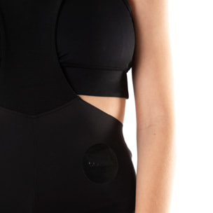 CULOTTE DE COMPRESIÓN CICLISMO PARA MUJER DE LONGITUD CORTA BLUEBALL EN NEGRO