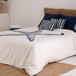 Housse de couette en 100% coton 157 fils Blanes