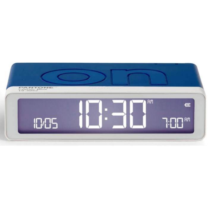 Réveil LEXON x Pantone Flip Classic Bleu