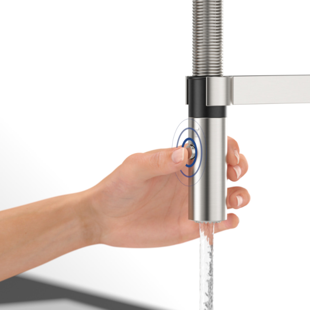 Robinet cuisine VILLEROY ET BOCH Steel expert 2.0