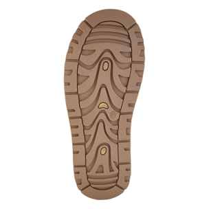 Ciabatte in simil camoscio imbottite con platform